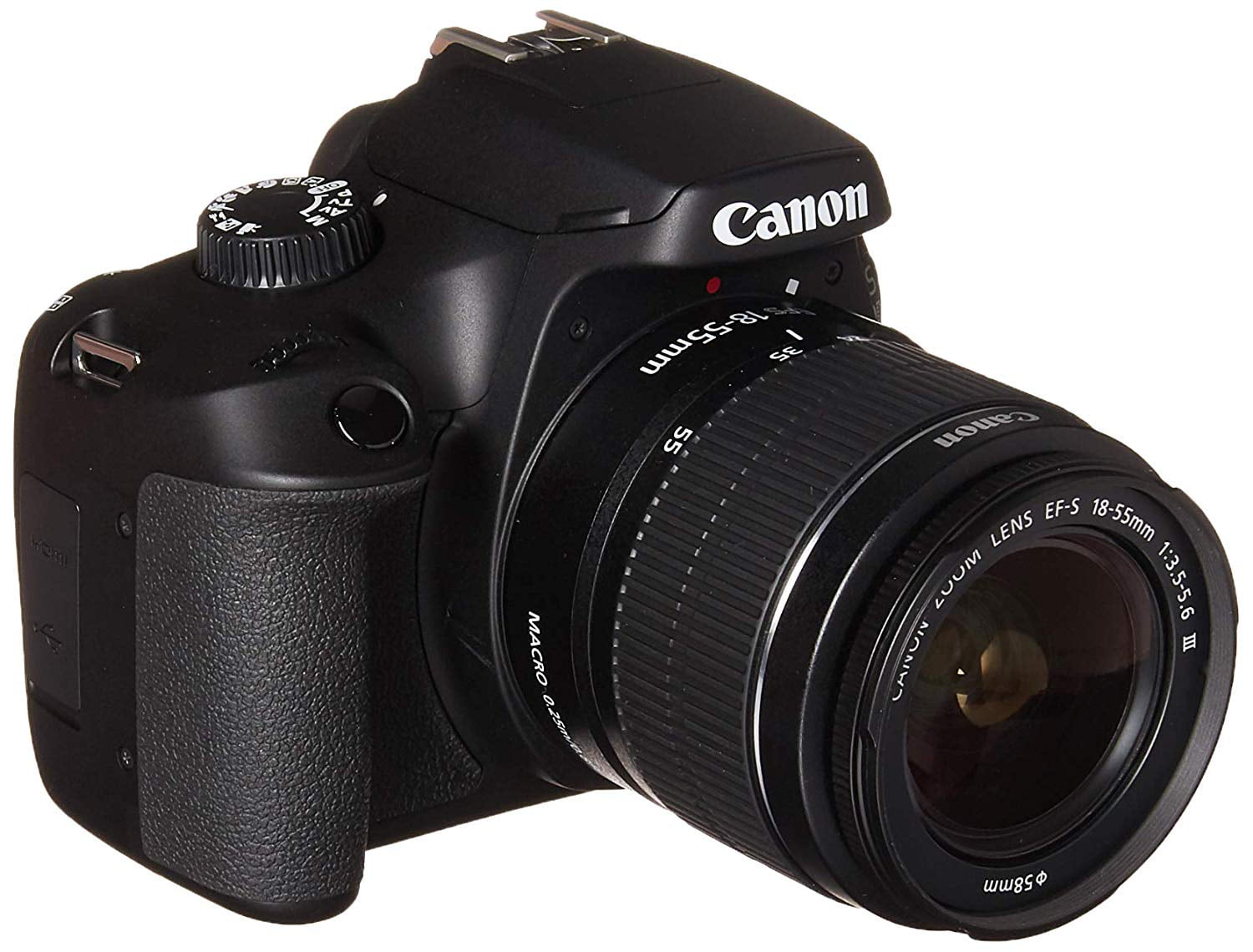 Canon EOS 4000D DSLR Camera EF-S 18-55 mm f/3.5-5.6 III Lens (Intl Model)
